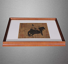 化州书画装裱配框服务案例